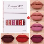 6 Boxes Of Matte Non-stick Cup Waterproof Lipstick Long Lasting Lip Gloss - Image 7